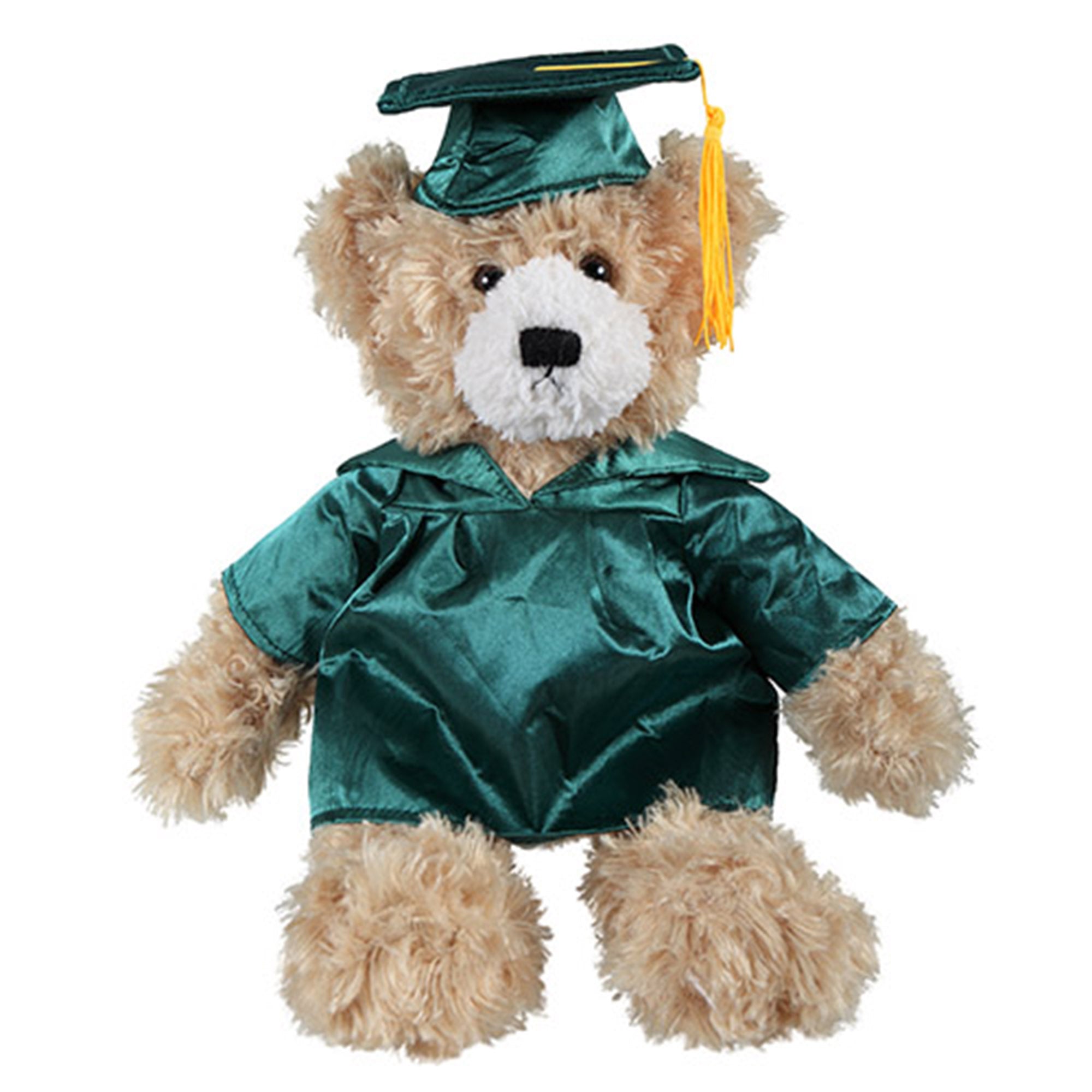 12" Graduation Brandon Bear Plush Stuffed Animal Toys with Cap and Personalized Gown