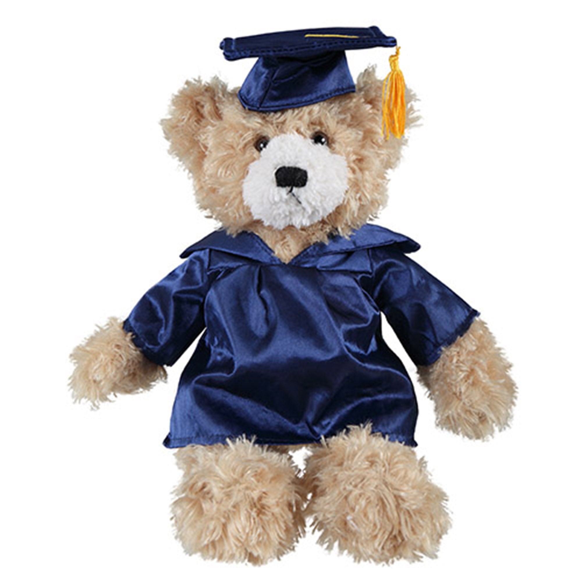 12" Graduation Brandon Bear Plush Stuffed Animal Toys with Cap and Personalized Gown