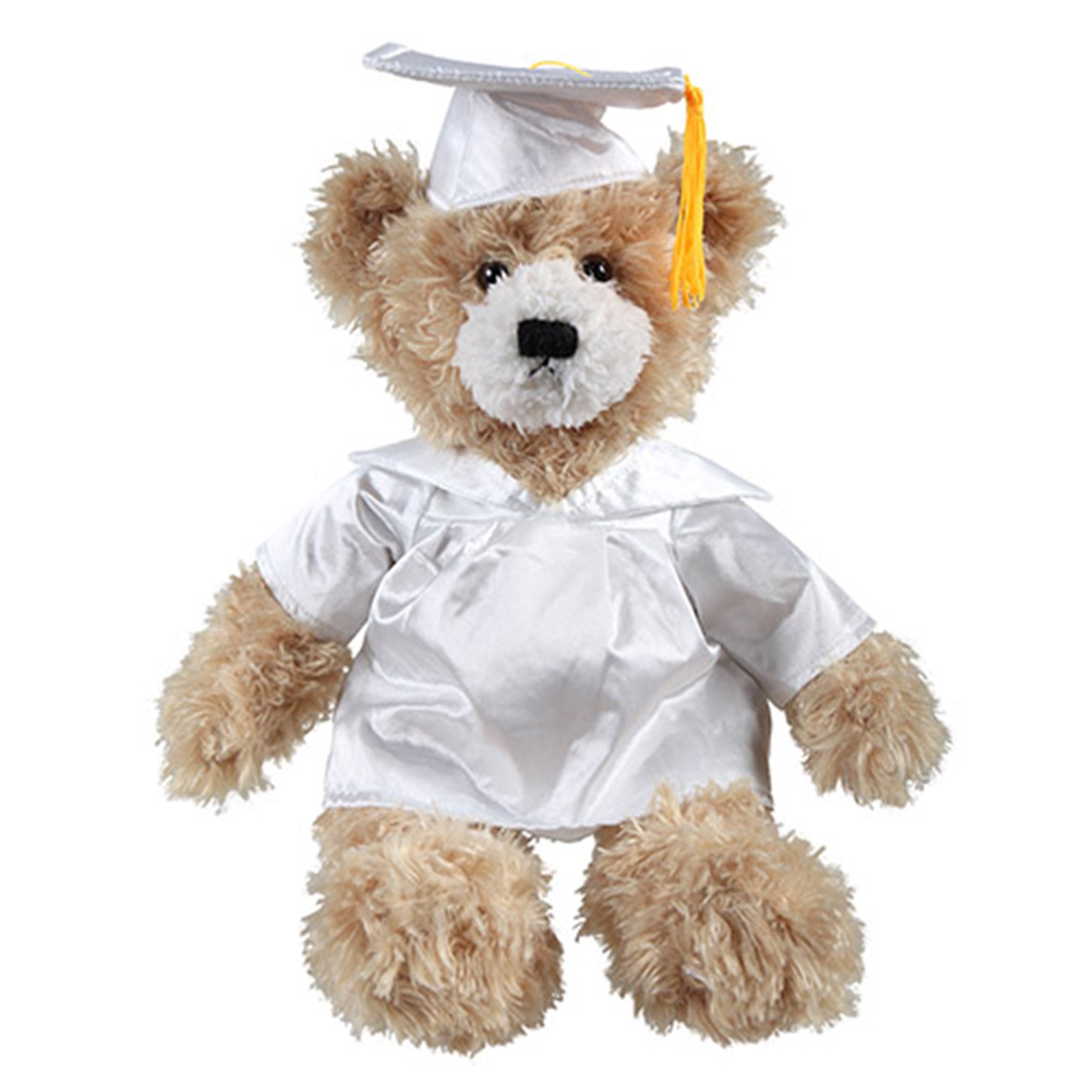 12" Graduation Brandon Bear Plush Stuffed Animal Toys with Cap and Personalized Gown