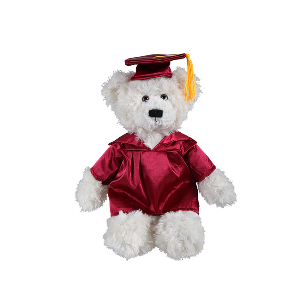 Graduation Brandon Cream Bear 12"