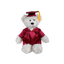 Graduation Brandon Cream Bear 12"-5