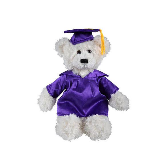 Graduation Brandon Cream Bear 12"