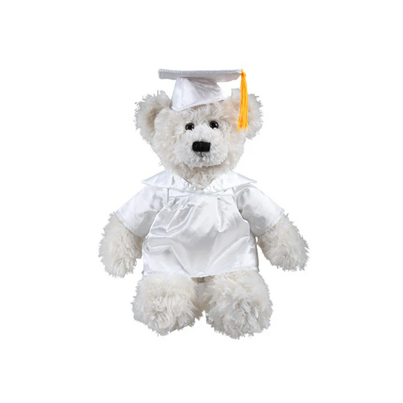 Graduation Brandon Cream Bear 12"