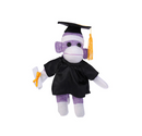 Graduation Sock Monkey Purple