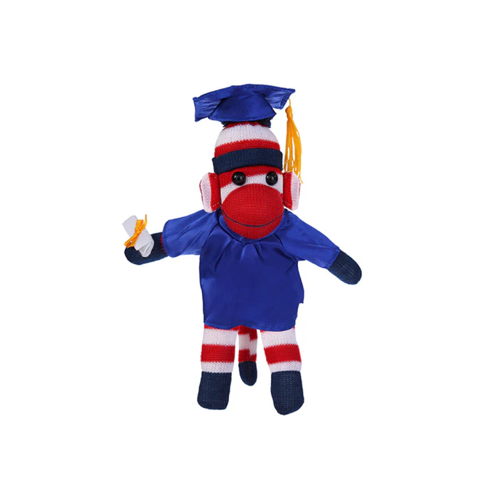 Graduation Patriotic Sock Monkey