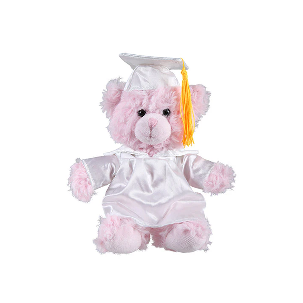 Pink Sitting Teddy Bear 6"