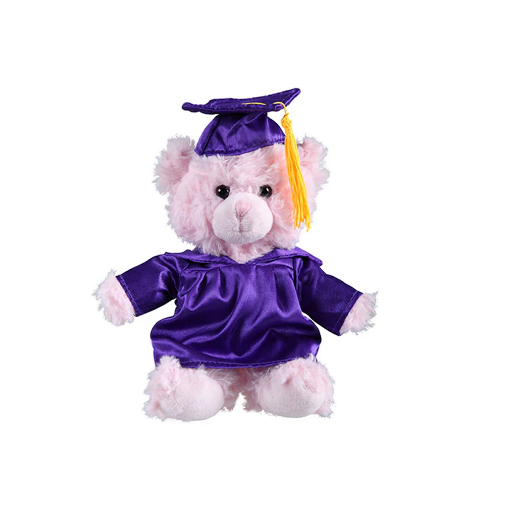 Pink Sitting Teddy Bear 6"