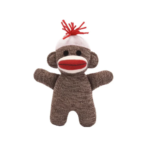 Festive Fun for Your Tree!Plushland's Sock Monkey Ornament 4" features a cuddly sock monkey with a red-and-white scarf, adding playful charm to your holiday décor.