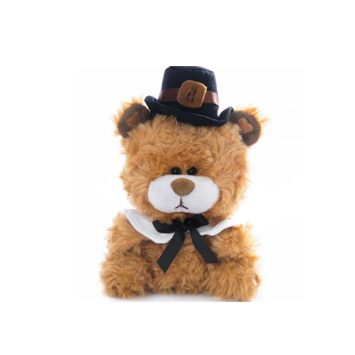 Thanksgiving Bear Brown 6”