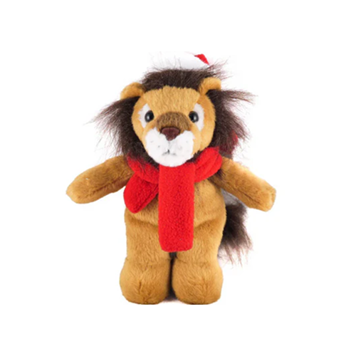 Xmas Animals with Scarf Lion 12"