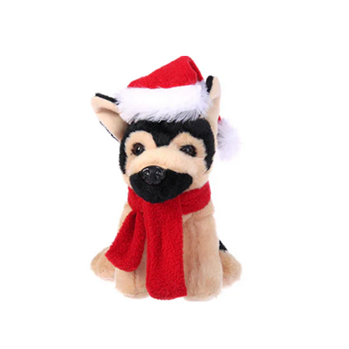 German Shepherd with Scarf 12"