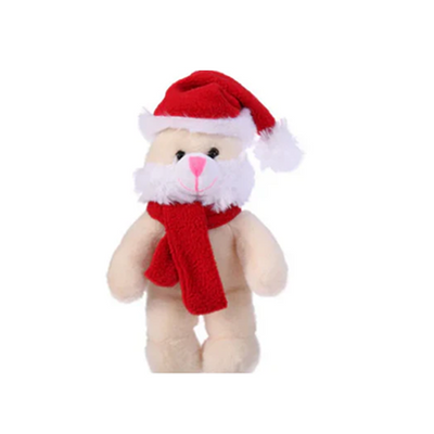 Christmas Bunny in Custom Scarf 8"