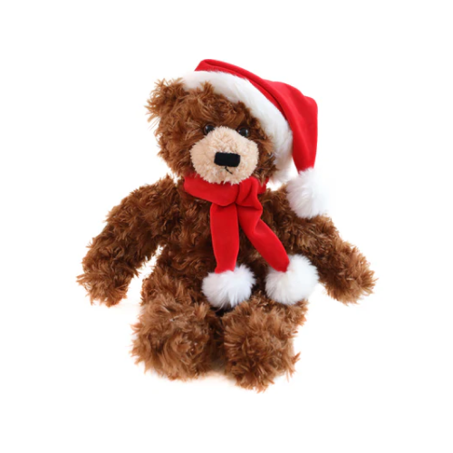 Christmas Brandon Bear Chocolate 12"