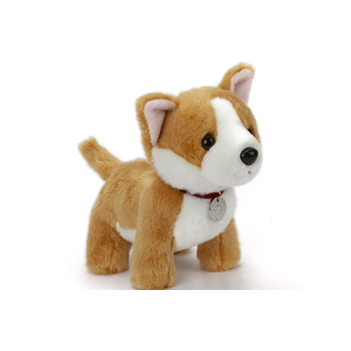 Cuddly, Charming, Adorable CorgiPlushland's Butterscotch the Corgi with Collar 8" features soft fur, adorable details, and a cute collar — perfect for dog lovers and plush collectors alike!