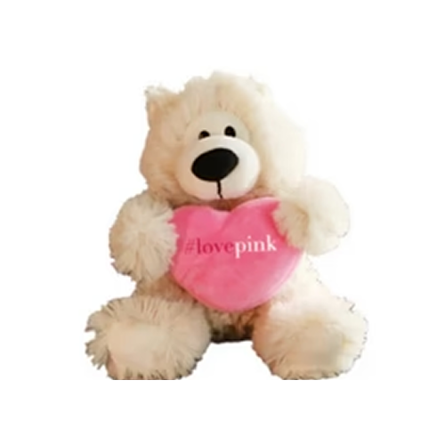 Sophie Bear with Pink Heart 12"