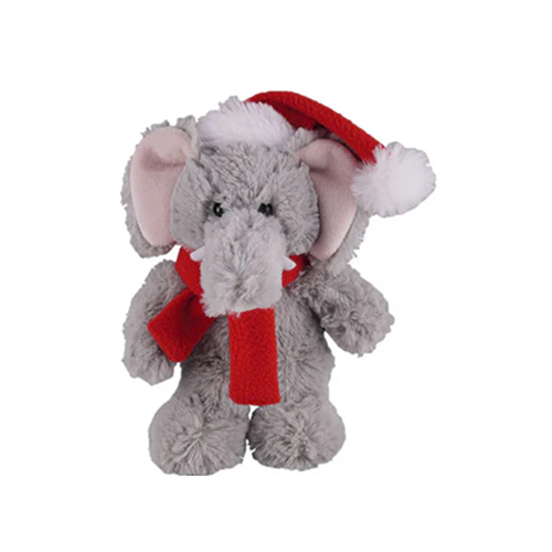 Xmas Scarf Elephant 12"