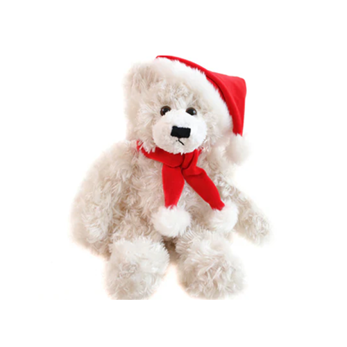 Christmas Brandon Bear Cream 12"