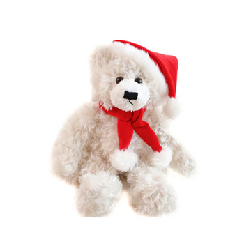 Christmas Brandon Bear Cream 12"