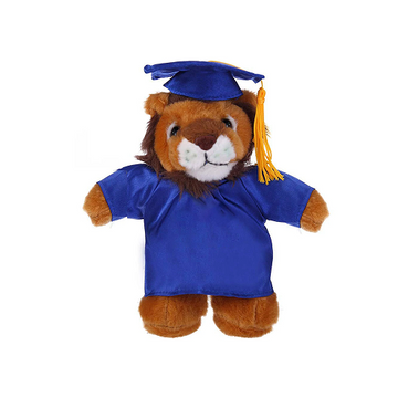 Graduation Lion Plush 8"