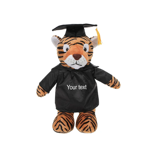 Graduation Tiger Plush 8" - 0