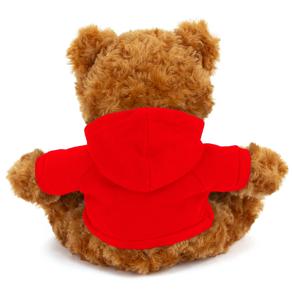 Customized Mocha Bear with Hoodie 11"