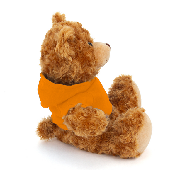 Customized Mocha Bear with Hoodie 11"