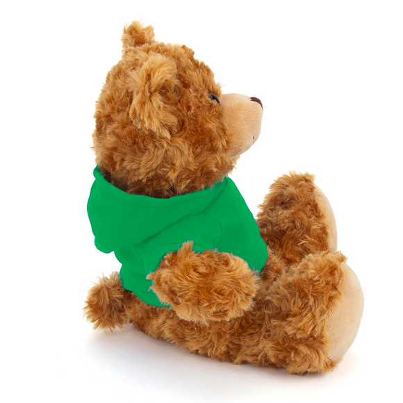 Customized Mocha Bear with Hoodie 11"