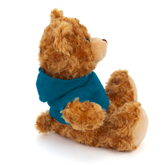 Customized Mocha Bear with Hoodie 11"
