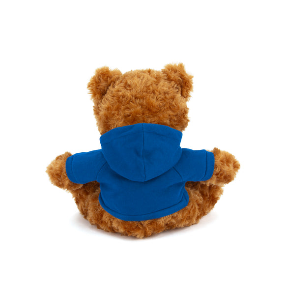 Customized Mocha Bear with Hoodie 11"