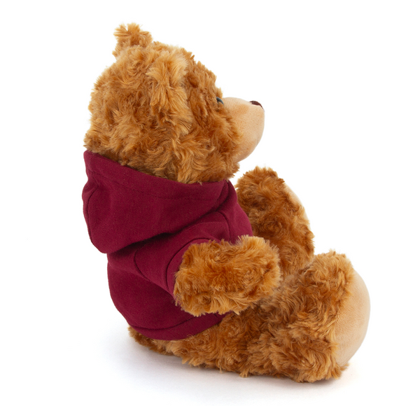 Customized Mocha Bear with Hoodie 11"