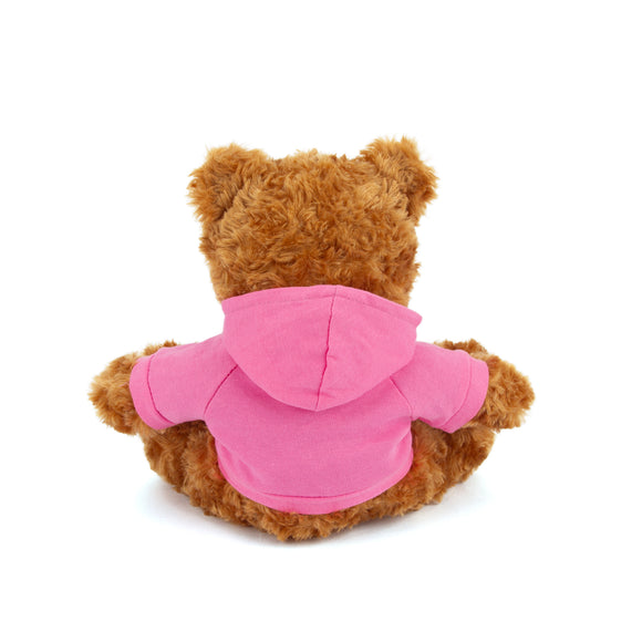 Customized Mocha Bear with Hoodie 11"