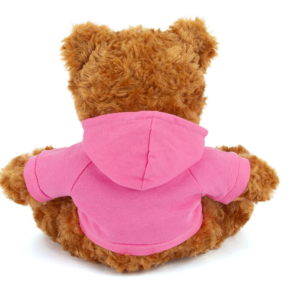 Customized Mocha Bear with Hoodie 11"