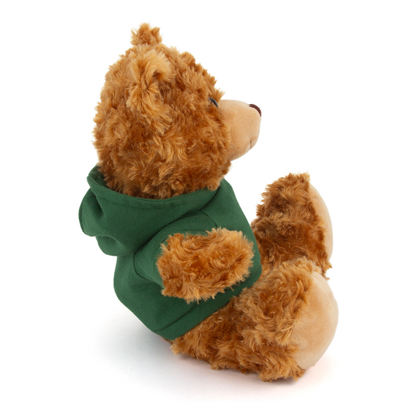 Customized Mocha Bear with Hoodie 11"