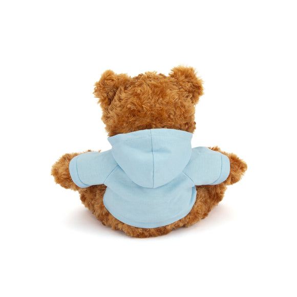 Customized Mocha Bear with Hoodie 11"
