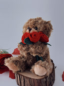 Mocha Rose Bear 6''-7