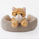 Cattery W/ tabby cat - plush stuffed animal from Plushland