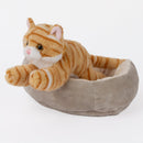 Cattery W/ tabby cat - additional plush stuffed animal photo 2