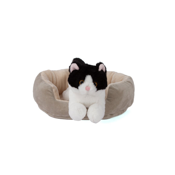 Cattery W/Black-and-White Cat - additional plush stuffed animal photo 9
