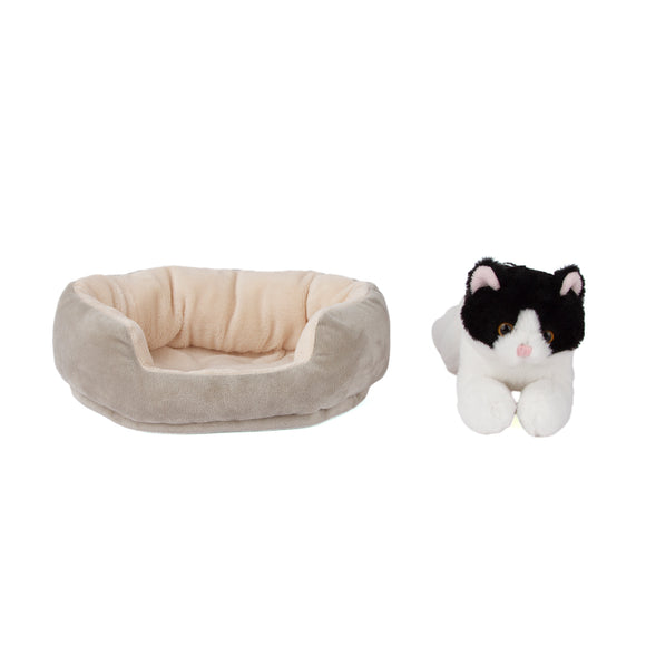 Cattery W/Black-and-White Cat - additional plush stuffed animal photo 17