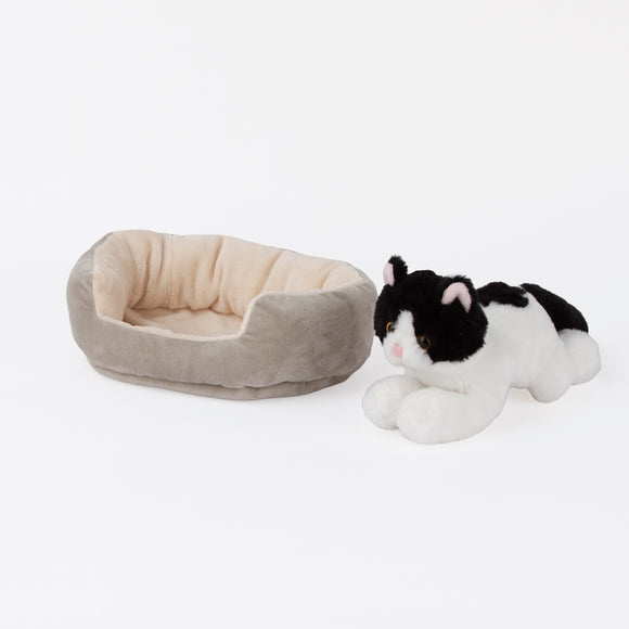 Cattery W/Black-and-White Cat - additional plush stuffed animal photo 18