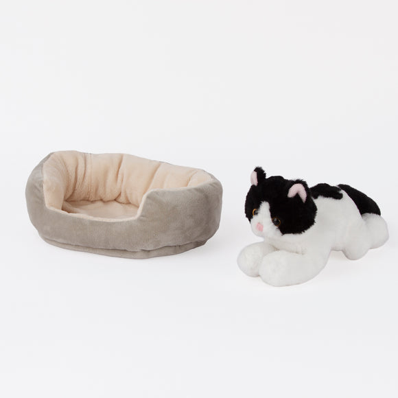 Cattery W/Black-and-White Cat - additional plush stuffed animal photo 19