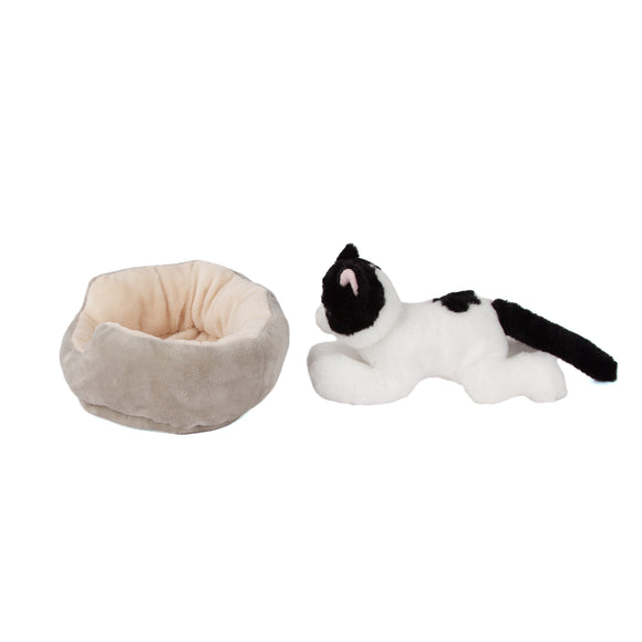 Cattery W/Black-and-White Cat - additional plush stuffed animal photo 21