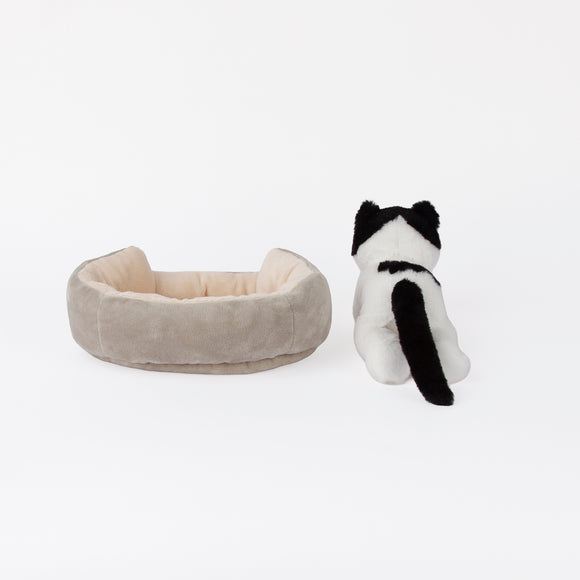 Cattery W/Black-and-White Cat - additional plush stuffed animal photo 22