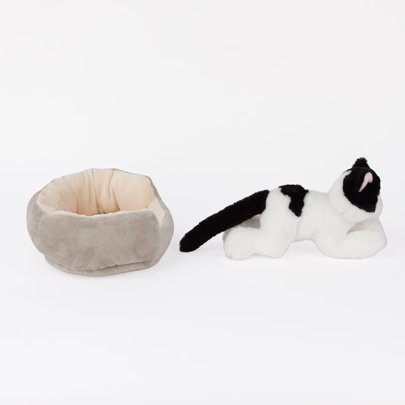 Cattery W/Black-and-White Cat - additional plush stuffed animal photo 24