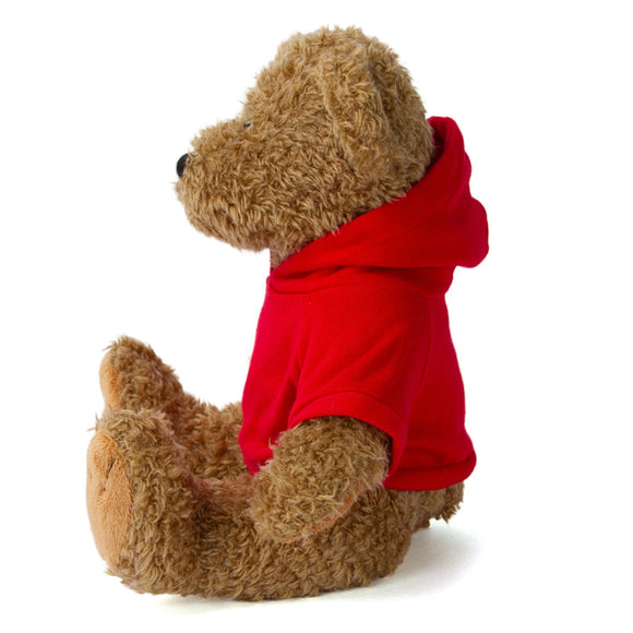 Oatmeal Bear with Hoodie 12"