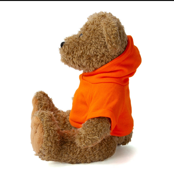 Oatmeal Bear with Hoodie 12"