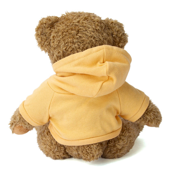 Oatmeal Bear with Hoodie 12"