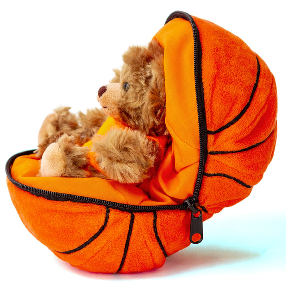 Zip Up Basketball Bear - additional plush stuffed animal photo 3