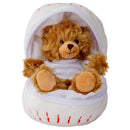 Zip Up Baseball Bear - plush stuffed animal from Plushland