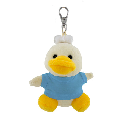 Duck Keychain in Custom Tee 4" - plush keychain from Plushland